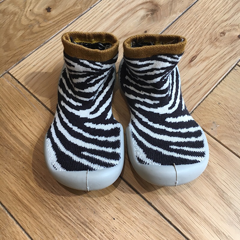 Chaussons Enfant Motif Tigre - Unisexe - Textile Doux - Semelle Synthétique