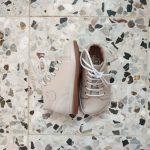 POM D'API Newflex Basic cuir craie chaussure premiers pas bébé