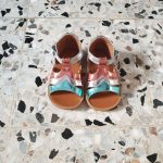 POM D'API POPPY calypso métallisé sandale fille premiers pas