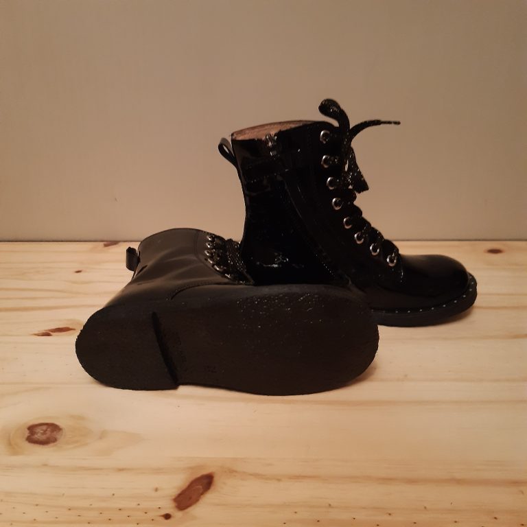SHOOPOM boots GROOVE BOXING vernis noir