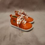 SHOOPOM BOUBA ZIP LACE sauvage orange chaussure premiers pas