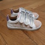 POM D'API ATHLET'S top lo easy clay blanc glitter chaussures filles