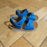 POM D'API WAFF EASY french blue sandale garçon