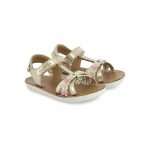 SHOOPOM SANDALE FILLE GOA tresse love platine multi
