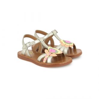 POM D'API PLAGETTE ALTO platine multi soft SANDALES FILLE