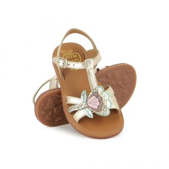 POM D'API PLAGETTE ALTO platine light multi SANDALES FILLE
