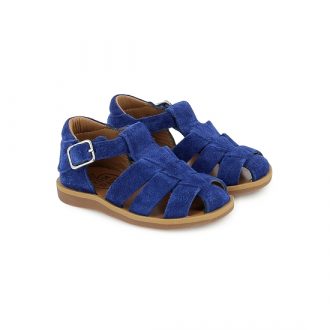 POM D'API POPPY DADDY Velours Bleu Electrique