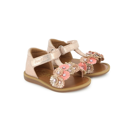 POM D'API POPPY STRASS FLOWERS Nude Multi