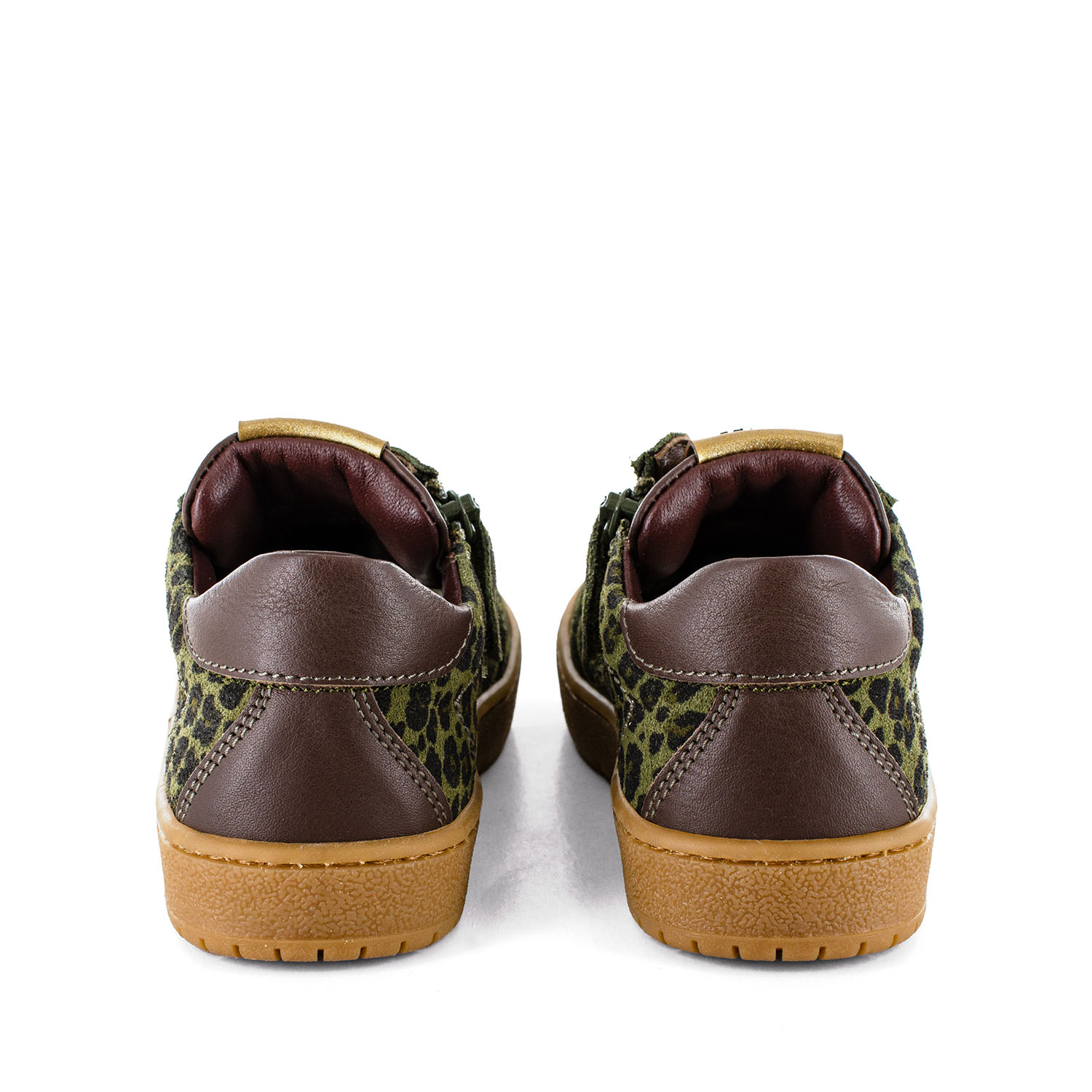 STONES AND BONES 5316 Lemmi leo - calf khaki + coffee – Image 3