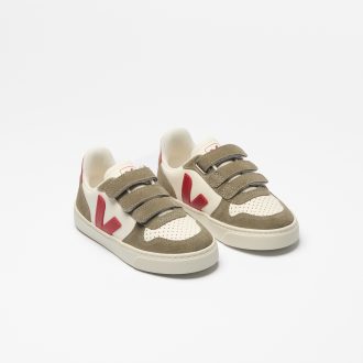 VEJA SMALL V-10 PURE PEPPER KAKI