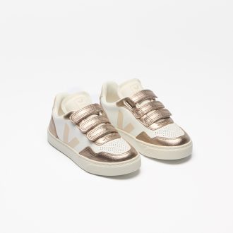 VEJA SMALL V-90 WHITE SABLE BRONZE