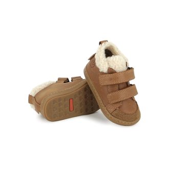SHOOPOM BOUBA SCRATCH WOOL CAMEL chaussure premier pas