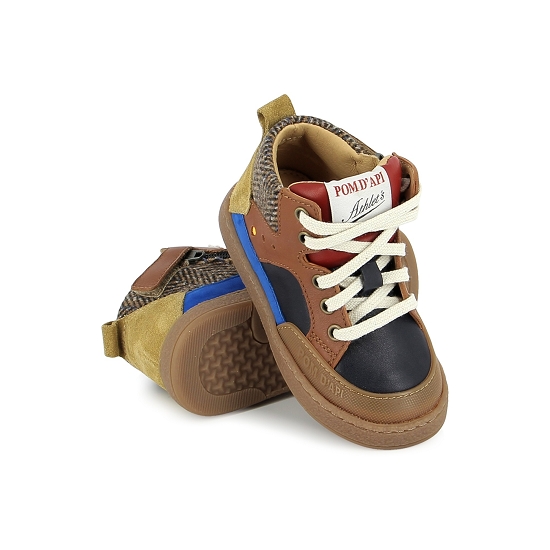 POM D'API ATHLET'S mousse bump marine multi chaussure garcon – Image 3
