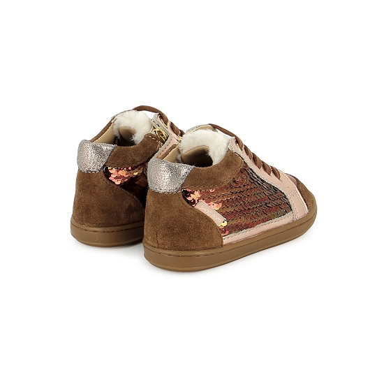 SHOOPOM BOUBA connect camel light copper chaussure premier pas – Image 2