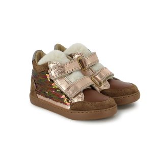 SHOOPOM chaussure velcros play easy light copper