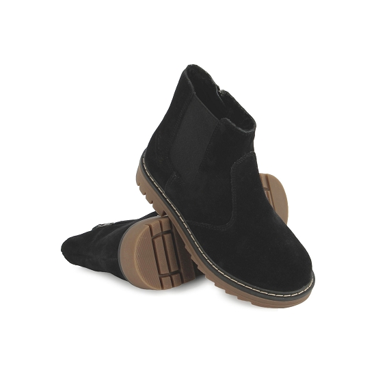 POM D'API bottine fille sid jodzip velours fourré – Image 2